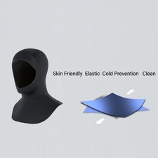 (S M) Diving Hood 3mm Rubber