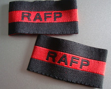 Original BRITISH -  pair RAF POLICE INSIGNIA SLIDES