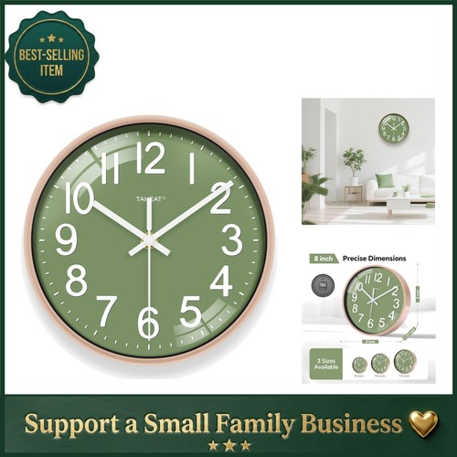 Modern green inch silent - green, 8