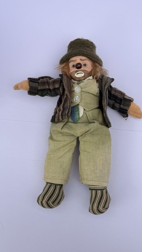 Vintage hobo clown porcelain - clown,