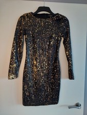 Lipsy sequin long-sleeved mini