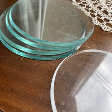 Round Flat Glass X 6 137mm Diameter, 4mm Thick Clock? Project Window See Listing