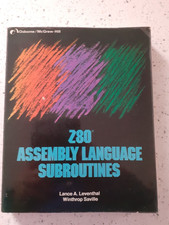 Z80 ASSEMBLY LANGUAGE SUBROUTINES., LEVENTHAL & SAVILLE 497 Pages 1983