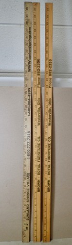 Vtg advertising wooden - (3),