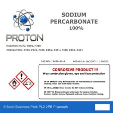 SODIUM PERCARBONATE 100% PURE 200g 400g 1kg 2kg 3kg Cleaner Bleach Natural UK PP