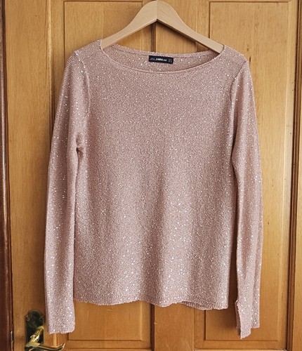 Zara knit blush pink sparkle - knit,