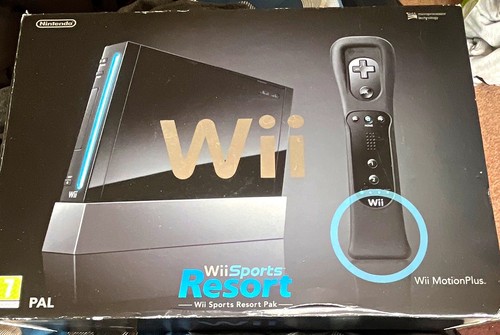 Nintendo wii black console - wii,