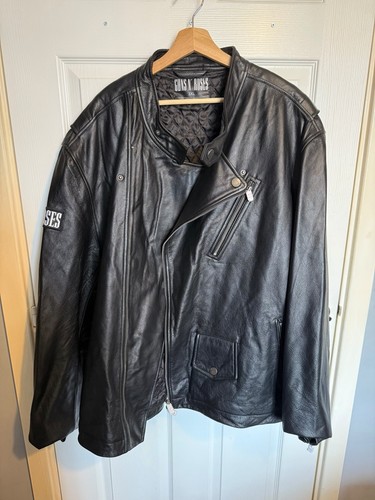 Guns and roses faux leather - roses,