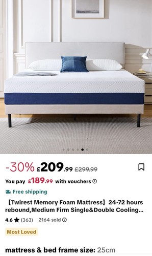 Brand new king size mattress - brand-new, king-size