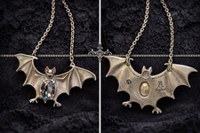 Alchemy Gothic Bat Necklace