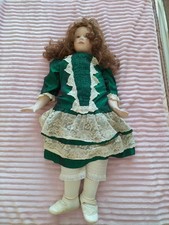 Large Porcelain Doll 73cm tall