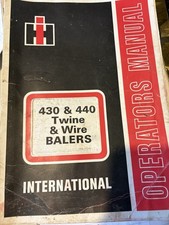 International Twine And Wire Balers Original