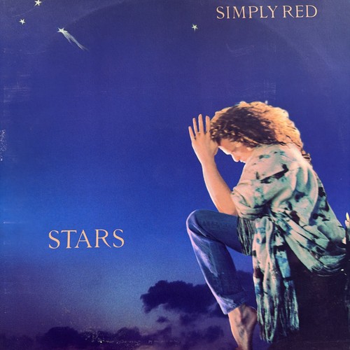 Simply red stars - red, vinyl