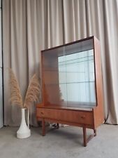 Vtg Mid Century Media Cabinet Bookcase Wall Unit Scandi Danish Retro R674