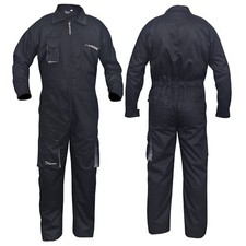 Black Work Wear Men's Overalls