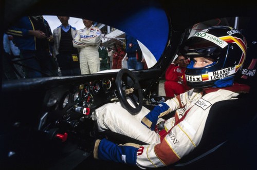 Thierry boutsen sits his - thierry, in