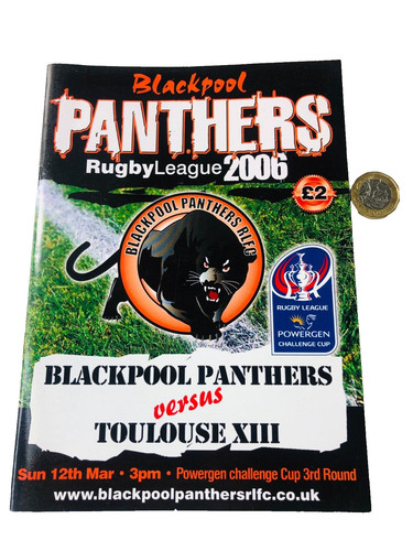 Rugby programme blackpool - rugby,
