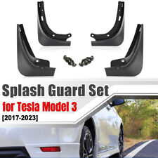 Set for Tesla Model 3 2016-2023 Front & Rear Model3 Splash Guards Mud Flaps 4PCS