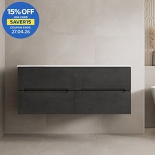 1200mm White Marble Vanity