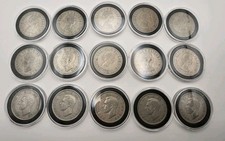 15x Half Crowns With Capsules