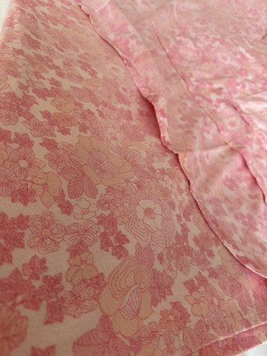 Flannelette bed sheet 1970's