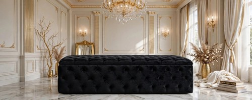 King size chesterfield ottoman - chesterfield,