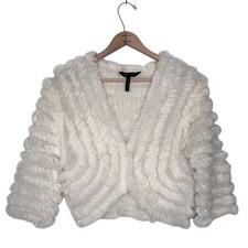BCBGMAXAZRIA Peyton Fur Shrug
