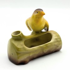 Czech Pottery Bird Vintage Small Planter