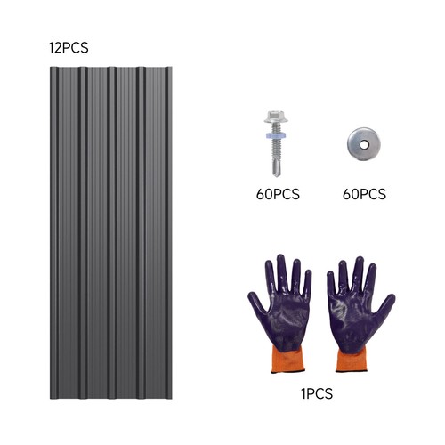 12x metal galvanized - 12x,