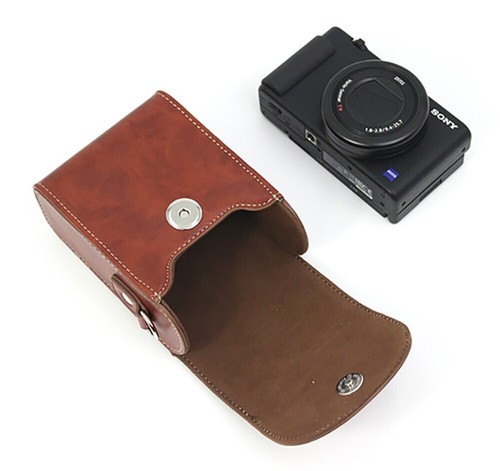 Soft leather camera bag - leather,