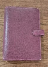 Filofax Finsbury Personal Grained Leather Organiser Raspberry. 