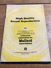 Mullard “High Quality Sound Reproduction” booklet, c1955