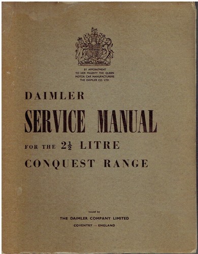 Daimler conquest saloon - daimler,