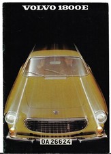 Volvo 1800 E Coupe 1969-70 UK Market Sales Brochure P1800