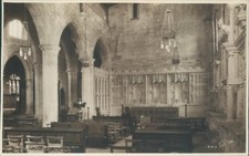 Real photo Burford church lady