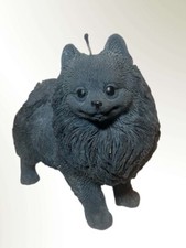Handmade Pomeranian dog candle
