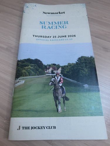 Newmarket race cards - -, june
