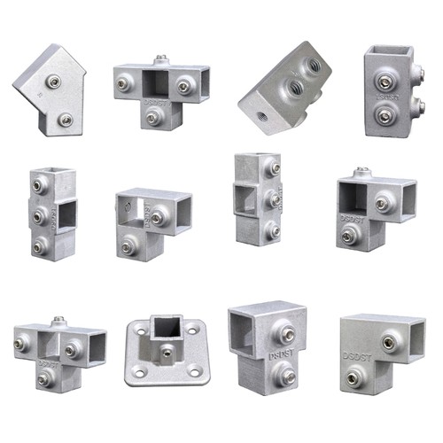 Square tubing adapter aluminum - adapter,