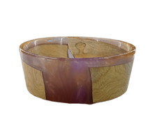 Hand turned Laburnum wood and