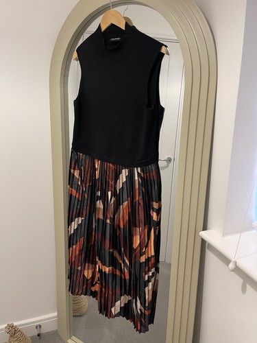 Nina leonard black pleated - leonard,