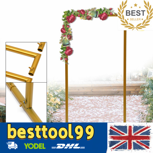 Gold wedding square archway - square,
