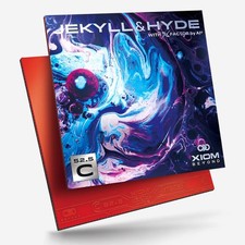 *Newly ARRIVED* Xiom Jekyll & Hyde C52.5 RED Max -Table Tennis Rubber