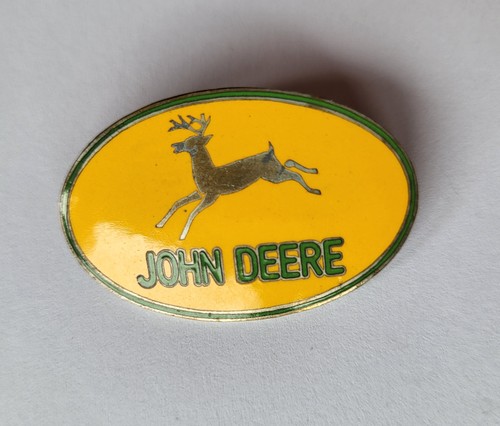 Vintage enamel john deere logo - enamel,