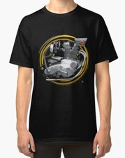 BSA Rocket 3 vintage urban retro Motorcycle engine TShirt INISHED Productions