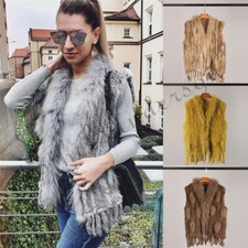 Real Women's Rabbit Fur Vest