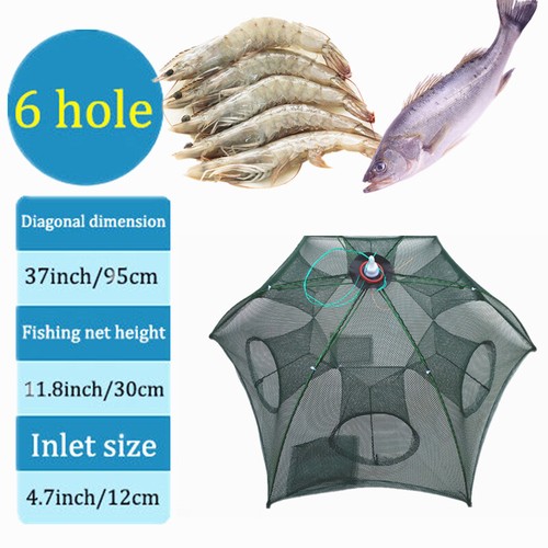 6holes foldable fishing trap - 6holes,