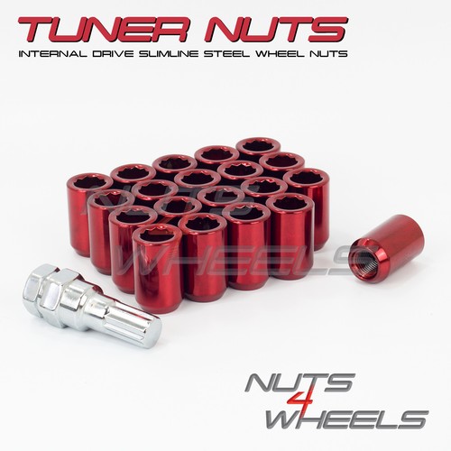 Red tuner wheel nuts - x,