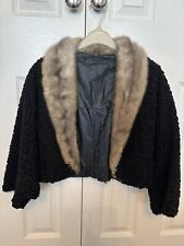 Persian Lamb Bolero Jacket Vintage