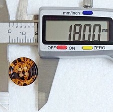 Mottled Tortoise Shell Button