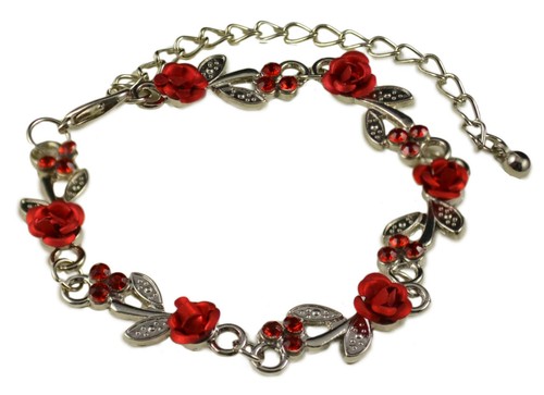 Silver tone red - tone, and